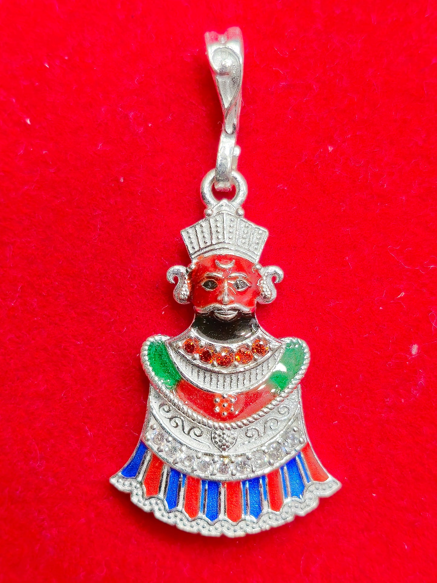 Silver Khatushyam Pendent (Affordable & Durable)